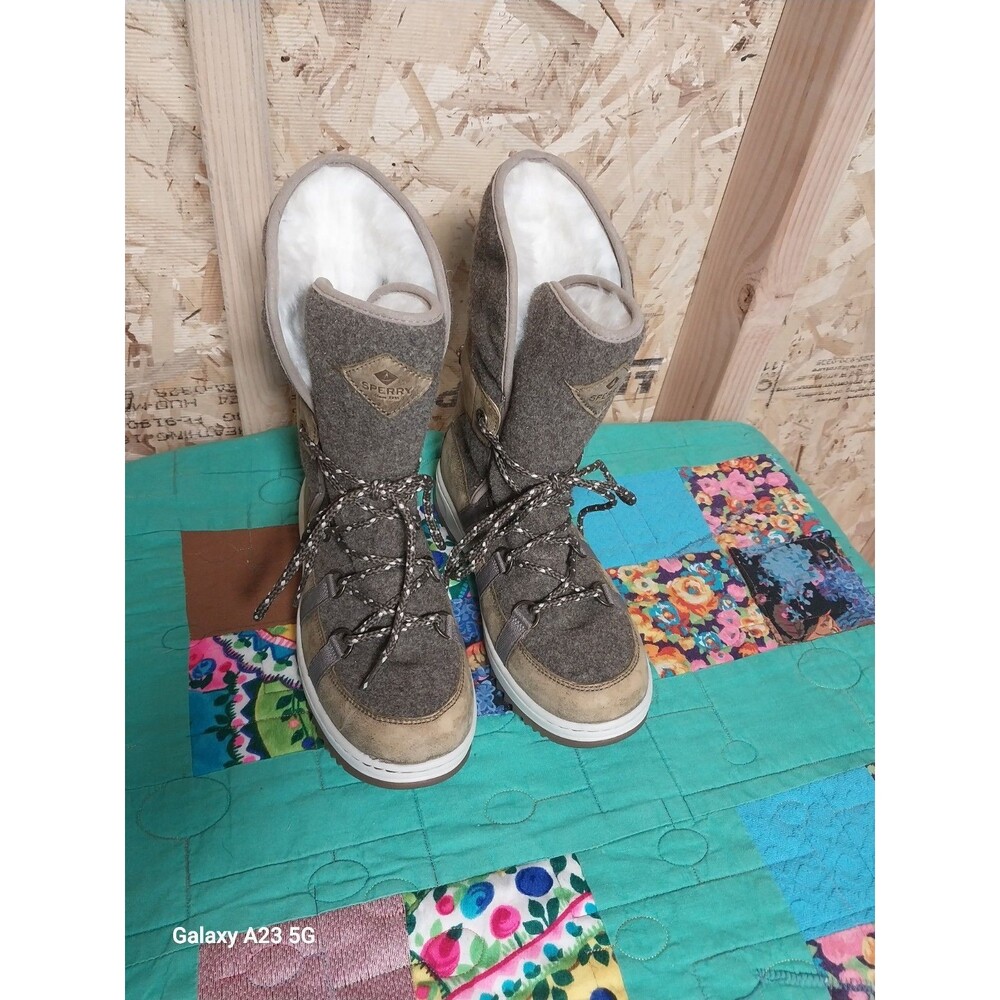 Sperry Top Sider Powder Ice Cap Boots Size 7M Women's Thinsulate